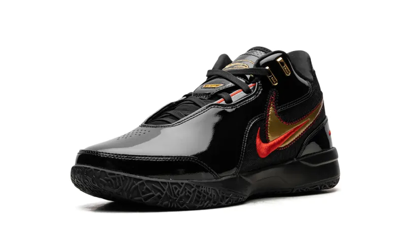 Nike Basketball Zoom LeBron NXXT Gen AMPD 'Black University Red Gold'
